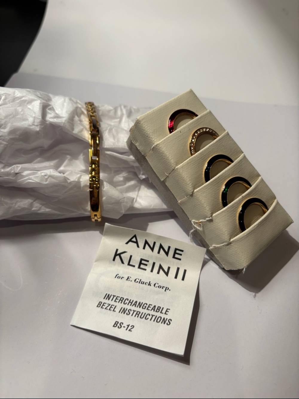 Anne Klein Gold Tone Ladies Bracelet Watch - Picture 6 of 6